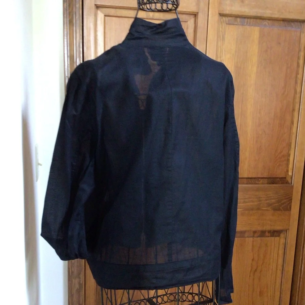 Phillip Adec black cotton lightweight Jacket, small - Picture 7 of 9